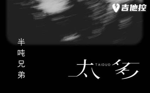 太多吉他谱,《太多》C歌曲,C调简单指弹教学简谱,2张六线谱图片